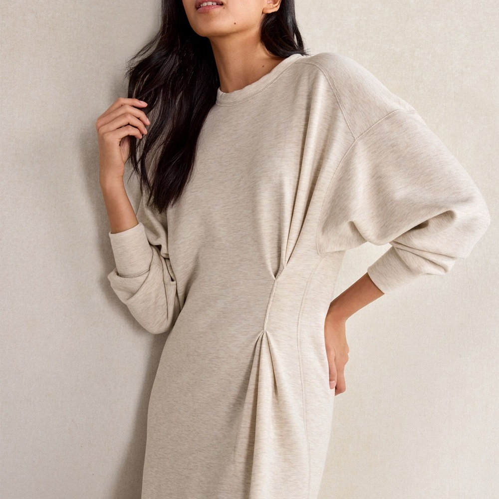 Ann Taylor-HAVEN-Well Within- Cute Sweatshirt dress.  So soft and comfortable. - Picture 2 of 9